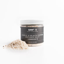 Garlic and Black Pepper Infused Salt