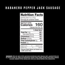 Smoked Habanero Pepper Jack Hot Sausage