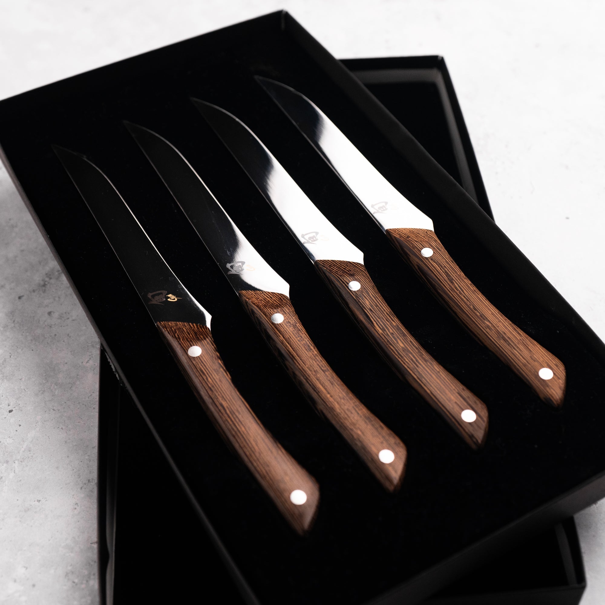 Shima Natural 4-Piece Steak Knife Set