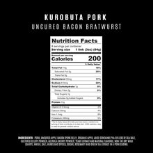 Uncured Bacon Bratwurst